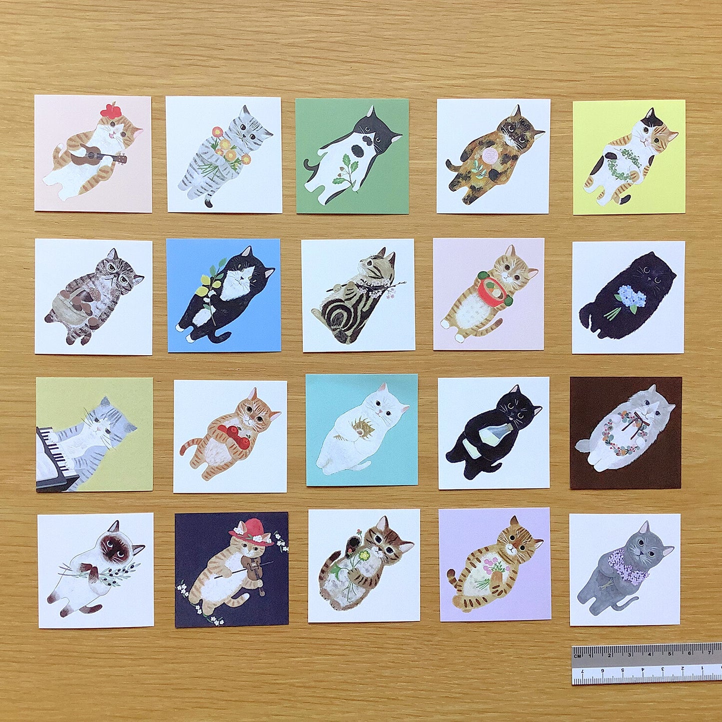 日本 4legs 插畫家 迷你 便條紙 200入 [貓]