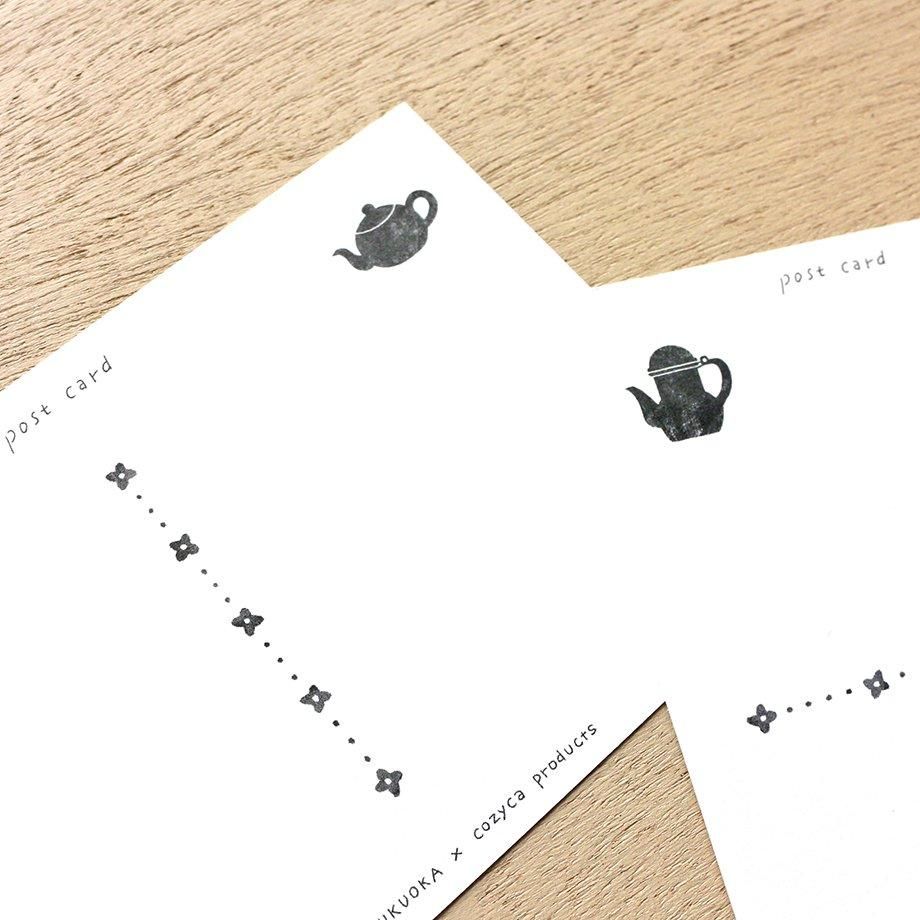 日本 表現社 福岡麻利子 明信片套組 (5種各2張) -下午茶