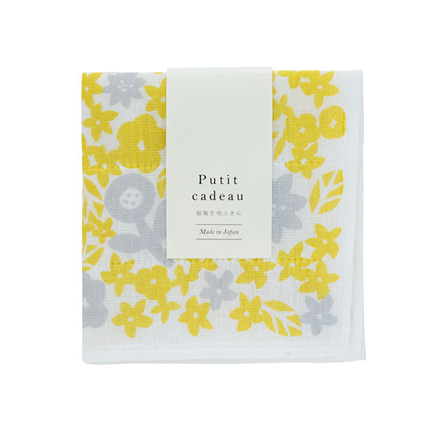 日本製 Petit Cadeau 紗布 純棉 抗菌防臭 擦碗方巾 廚房 抹布