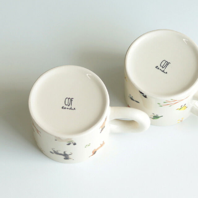 日本 etendue Dessin 水彩繪本 動物 馬克杯 300ml